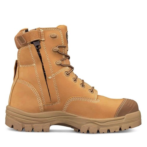 Oliver AT45 Zip Sided Composite Toe Safety Boot 150mm - Wheat 45-632Z