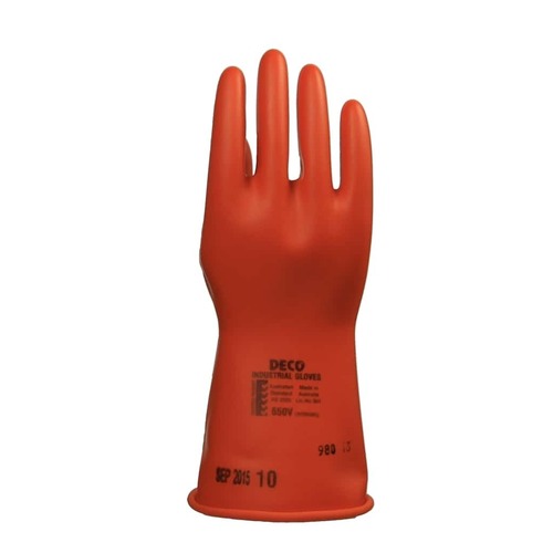 Deco 650 Volt 280mm Long Insulating Gloves - Orange