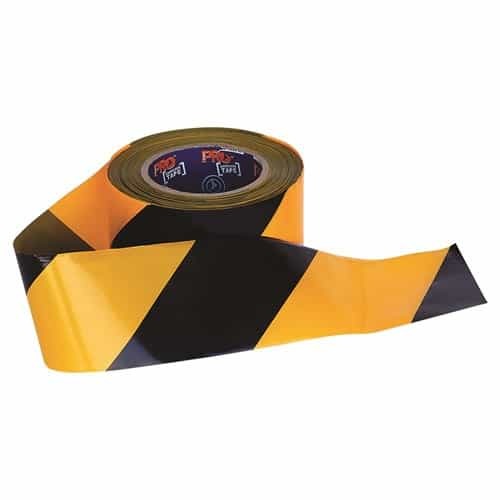 Barricade Tape - 100mm x 75m (Yellow/Black)