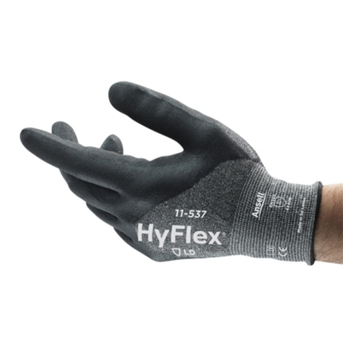Ansell Hyflex Ultralight Three-quarter dipped Nitrile Coating Level 5 Cut-Resistant Glove