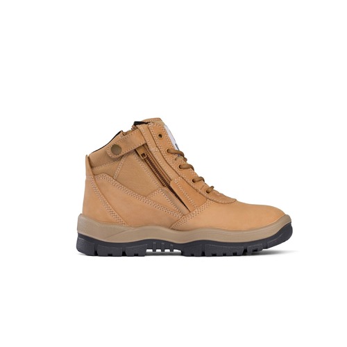 Mongrel 'P' Series Zip Sider Safety Boot - Wheat 261050