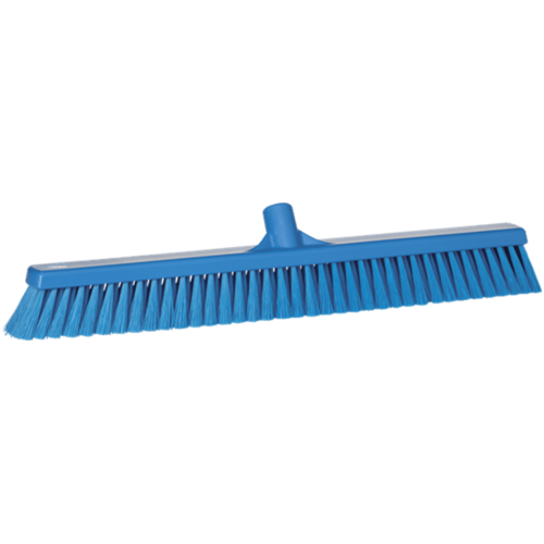 Vikan Floor Broom Medium Bristle 610mm Blue