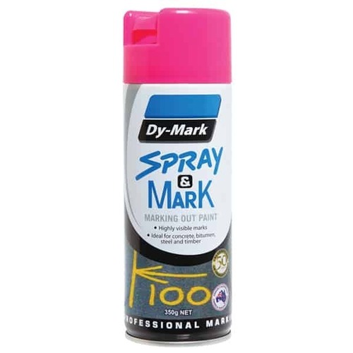 Dy-Mark Spray & Mark Marking Out Paint 350g