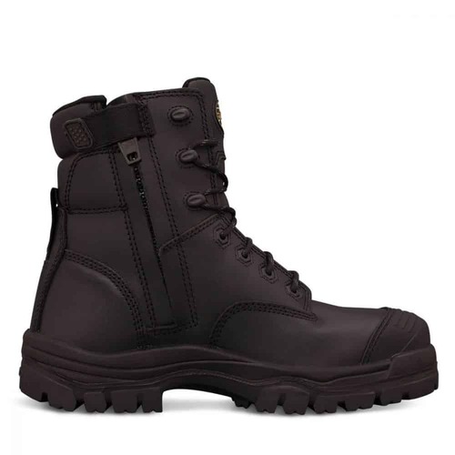 Oliver AT45 Zip Sided Composite Toe Safety Boot 150mm - Black 45-645Z