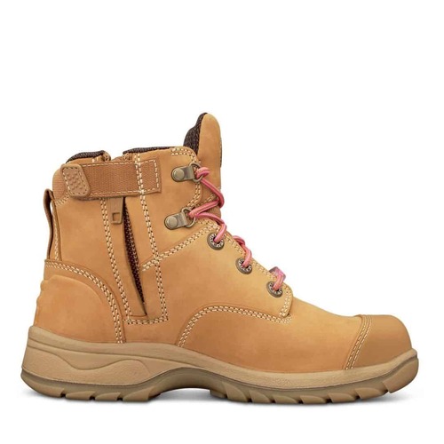 Oliver PB49 Women's Zip Sided Safety Boot - Wheat 49-432Z