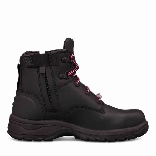 Oliver PB49 Women's Zip Sided Safety Boot - Black 49-445Z