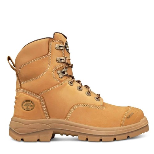 Oliver AT55 Lace Up Safety Boot 150mm - Wheat 55-332