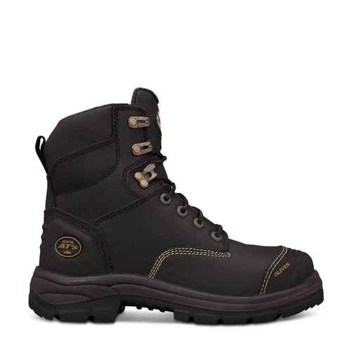 Oliver AT55 Lace Up Safety Boot 150mm - Black 55-345