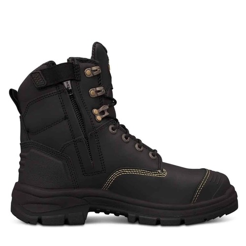 Oliver AT55 Zip Sided Safety Boot 150mm Toe Bumper - Black 55-345Z