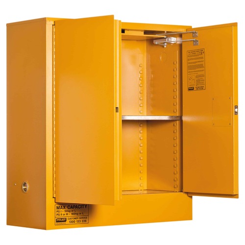 Oxidising Agent Storage Cabinet Metal 160L 2 Door 2 Shelves