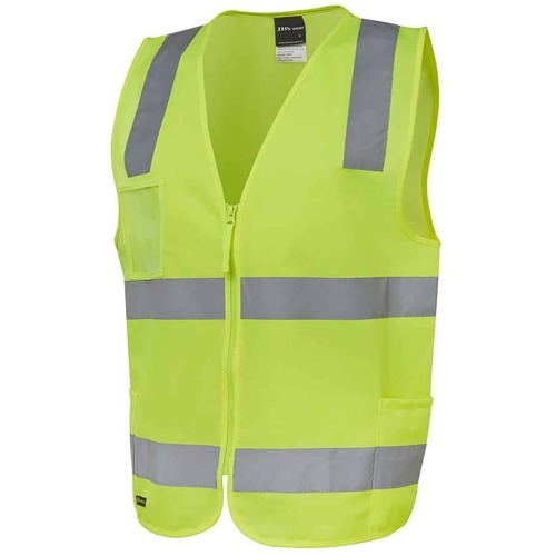 JBs Wear Hi Vis Day/Night Zip Safety Vest