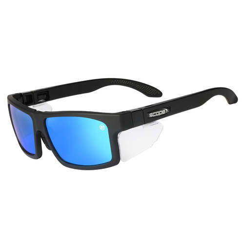 Scope Cross Fit Safety Glasses Sky Blue Mirror Lens