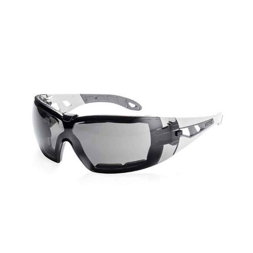 uvex Pheos Safety Glasses with Foam Guard 14% THS Grey Lens Grey/Grey