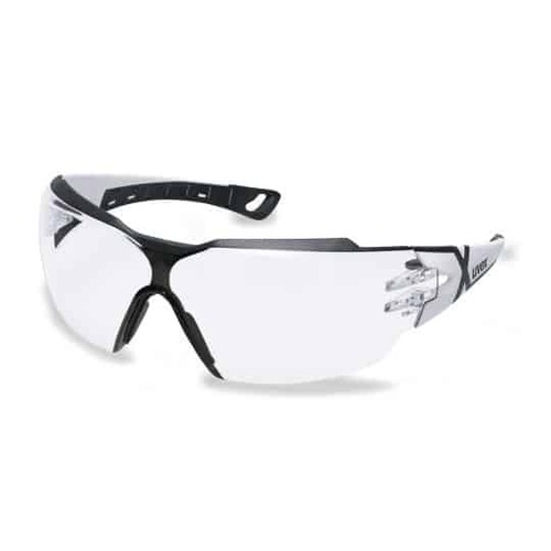 uvex Pheos CX2 Safety Glasses Clear Lens - White Frame