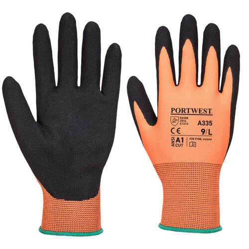 Portwest Dermi-Grip Nitrile Sandy Foam Coating Gloves