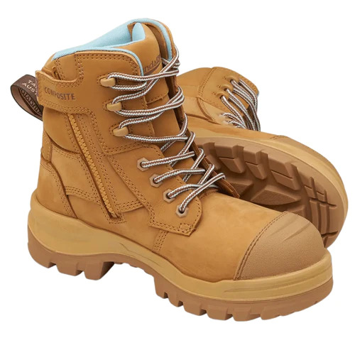 Blundstone 8860 Women's RotoFlex Zip Sided Composite Toe Safety Boot - Wheat