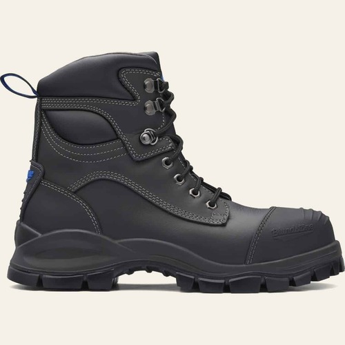 Blundstone 991 Lace Up Safety Boot 150mm Bump Cap - Black 