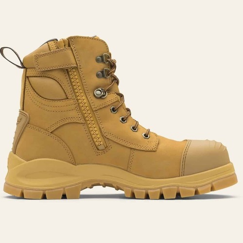 Blundstone 992 Zip Sided Safety Boot 150mm Bump Cap - Wheat