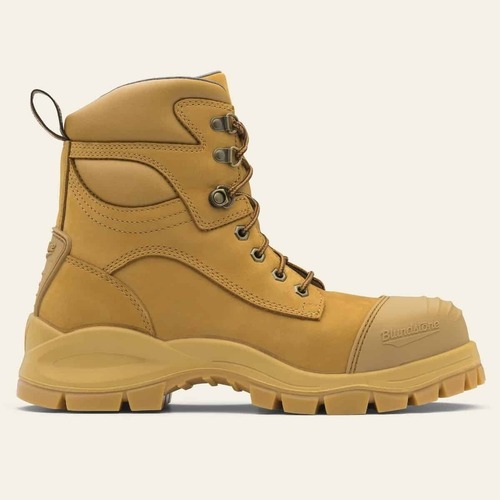 Blundstone 998 Lace up Safety Boot 150mm Bump Cap - Wheat