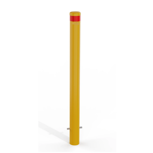Bollard Below Ground (Yellow) 90mm x 1200mm 