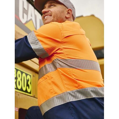 BS6491T - X AIRFLOW HI VIS STRETCH RIPSTOP SHIRT - Online Workwear