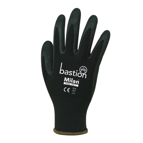 Bastion Milan Foam Nitrile Palm Gloves