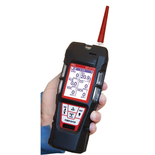 GX-6100 Monitor 6 Gas PID + HCN + O2/LEL/H2S/CO