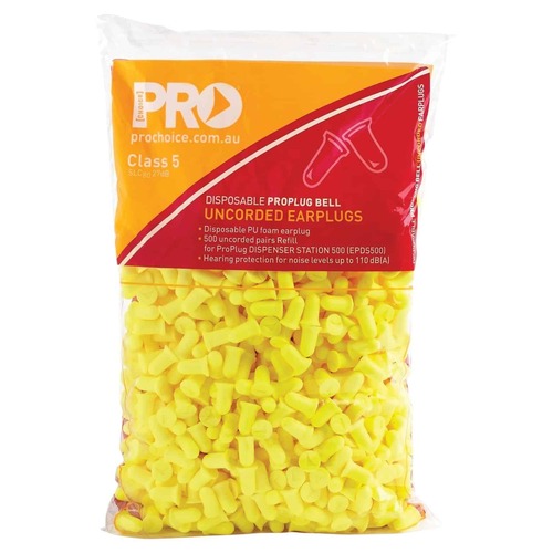 Probell Refill Bag For Dispenser Uncorded Yellow