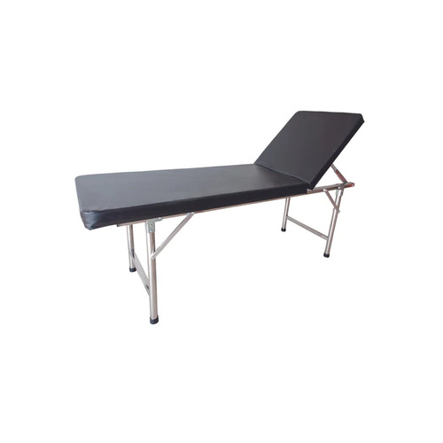 Examination Table Stainless Steel Frame with Leather Couch