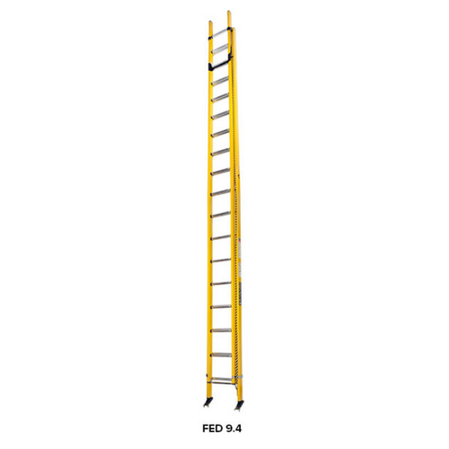 Branach PowerMaster Fibreglass Extension Ladder 5.8m - 9.4m