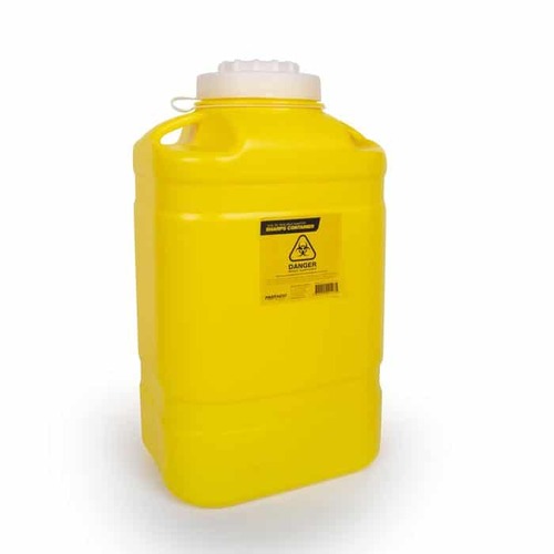 Sharps Container Plastic 19L Yellow