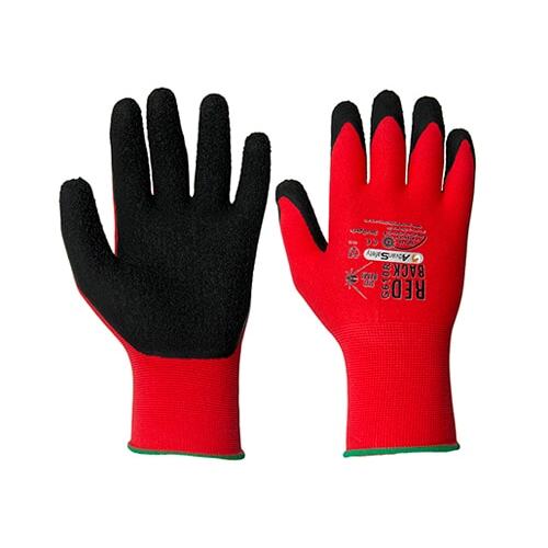 Redback Nylon Gloves with Crinkle Latex Coating