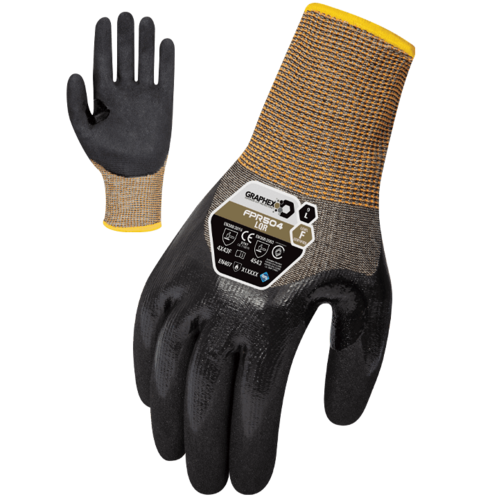 Graphex LQR Liquid Barrier Active Grip Cut 5 Level F Gloves