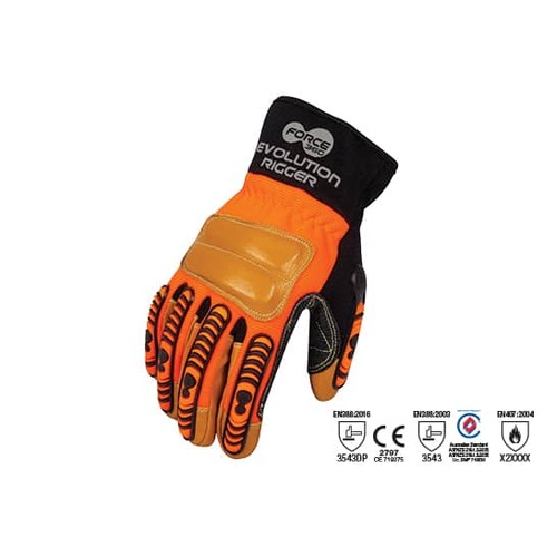 Force360 Evolution Rigger Mechanics Gloves Cut 5 Level D