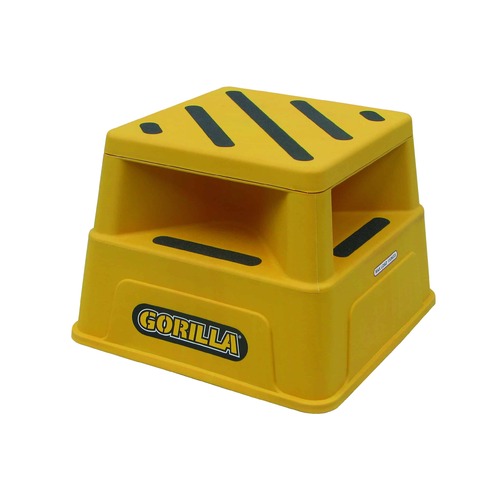 Gorilla Moulded Safety Step Yellow 150kg Industrial