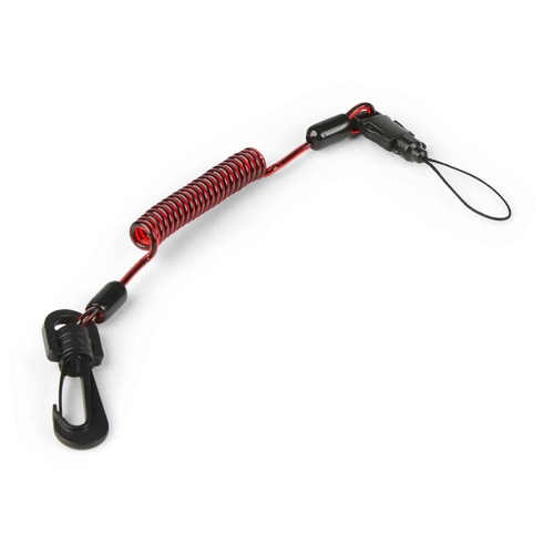 Gripps Coil E-Tether with Poly Clip (Non-Conductive)