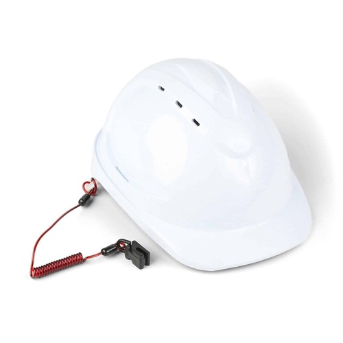 Gripps Coil Hard Hat Tether (Non-Conductive) - Each