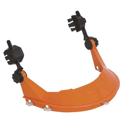 Hard Hat Browguard with Earmuff Attachment