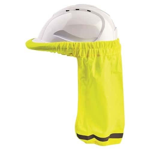 Pro Choice Hard Hat Attachable Neck Sun Shade Fluro Yellow