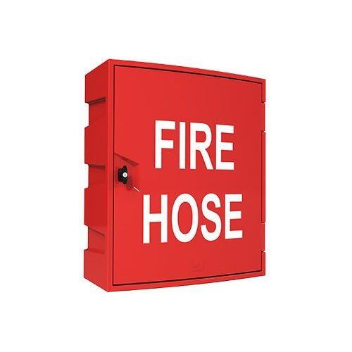 Fire Hose Reel Cabinet Single Door - Red 1000H x 450D x 850W