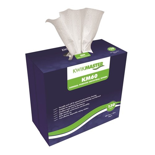 Kwikmaster KM60 Industrial Wipers Pack of 130