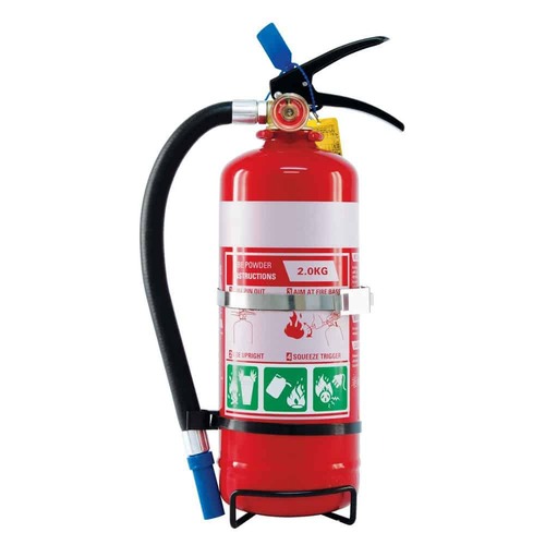 Extinguisher 2kg ABE c/w Vehicle Bracket