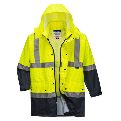 Mackay Hi Vis Two Tone Anti-Static Waterproof Rain Jacket