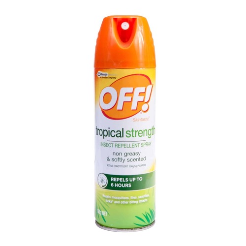 OFF! Tropical Strength Insect Repellent 150g Aerosol (Picaridin based)