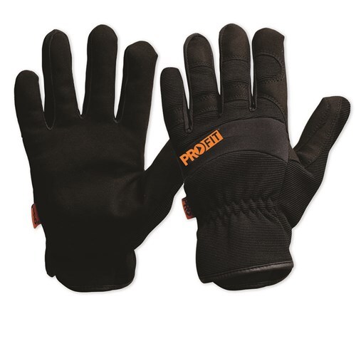 Pro-Fit Riggamate Synthetic Leather Glove (Black)