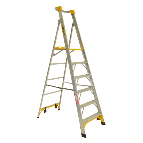 Gorilla Platform Ladder 1.8m (6ft) Aluminium 150kg Industrial