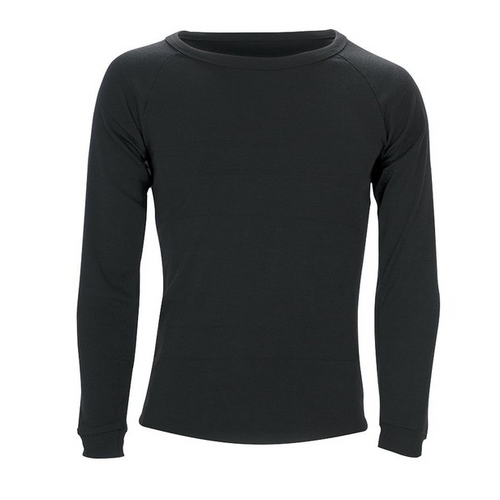 Sherpa Unisex Long Sleeve Polypro Thermal Top (Black)