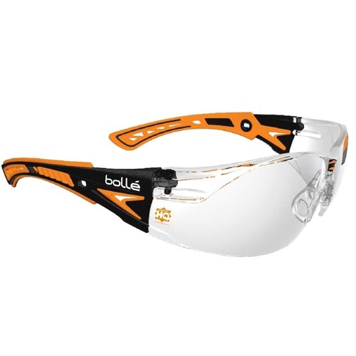 Bolle Rush Plus Platinum AS/AF Safety Glasses SHQ Clear
