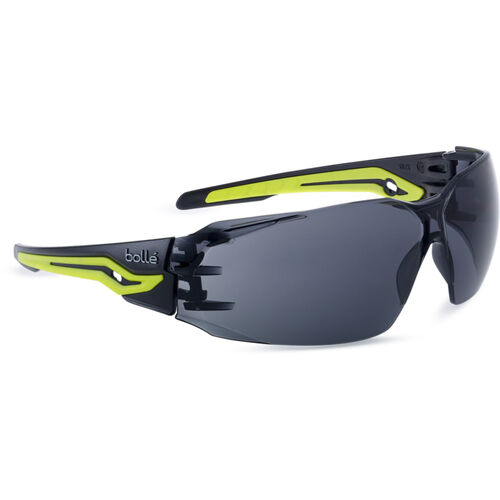 Bolle SILEX+ Black/Yellow Temples Platinum AS/AF Smoke Lens