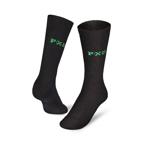 FXD SK-5 Bamboo Sock 2 Pack (One Size - 7-12)